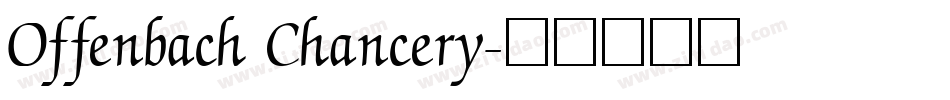 Offenbach Chancery字体转换
